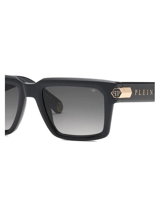 Philipp Plein Gray Square-Frame Sunglasses for men