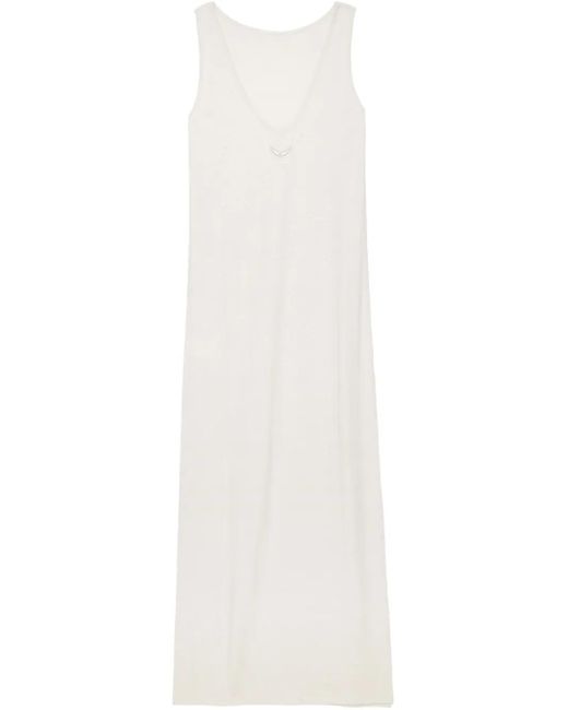 Zadig & Voltaire White Deva Kleid
