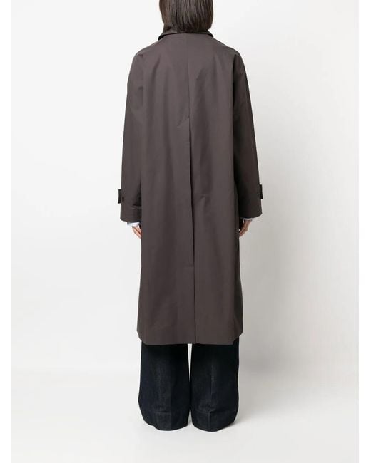 Studio Nicholson Gray Holin Buttoned Raincoat