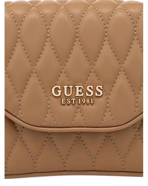 Cabas Valla À Design Matelassé Guess en coloris Brown