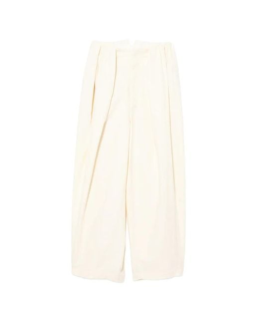 Toga White Tapered-Leg Trousers