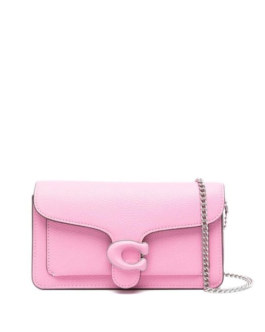 COACH Pink Tabby Leather Cross Body Bag