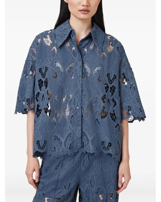 AllSaints Blue Charli Shirt