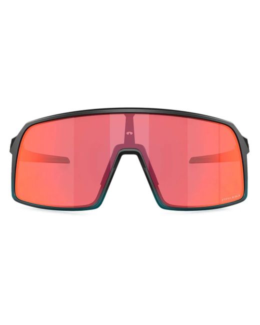 Oakley Red Sutro Rectangle-Frame Sunglasses