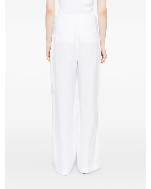 Reformation White Alex Trousers
