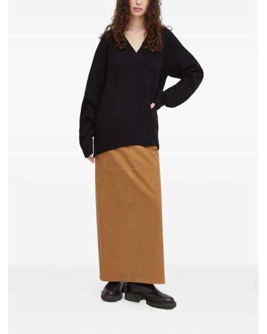 Herskind Black V-Neck Sweater