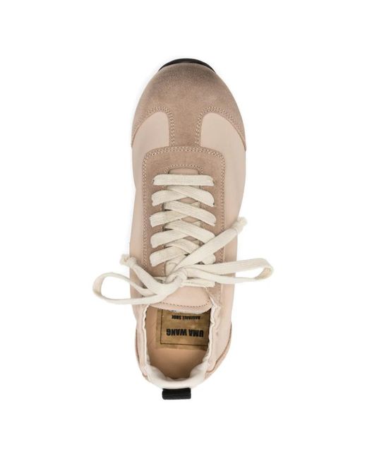 Uma Wang White Baseball Sneakers