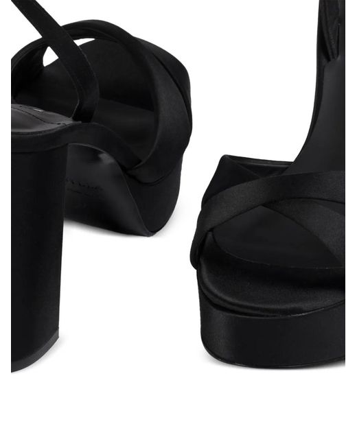 Le Silla Black Odette Platform Sandals