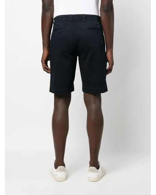 Woolrich Blue Cotton Shorts for men
