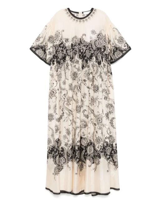 Zimmermann ペイズリー マキシドレス White