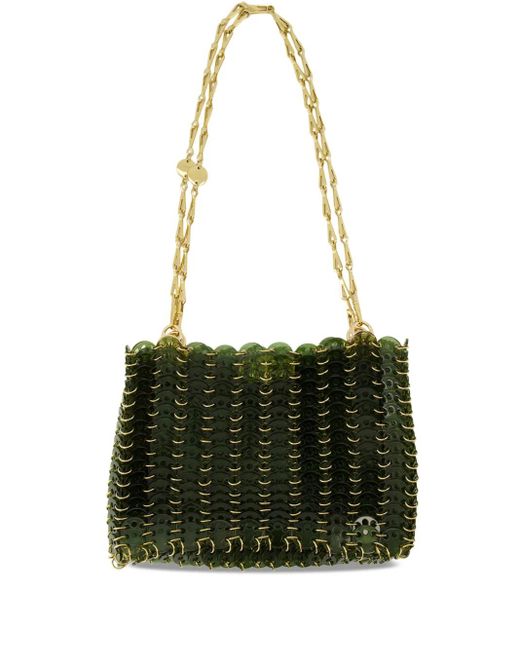 Rabanne 1969 ショルダーバッグ ナノ Green