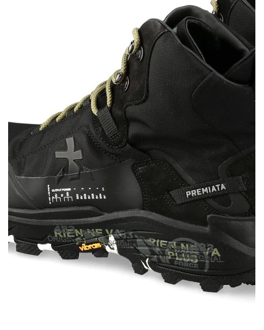 Premiata Black Saintcross Boots for men
