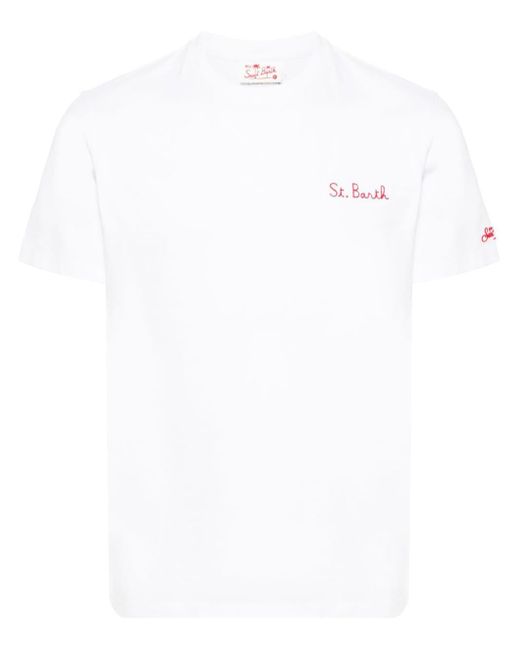 Mc2 Saint Barth X The Simpsons Bart T-Shirt mit Engel-Print in White für Herren