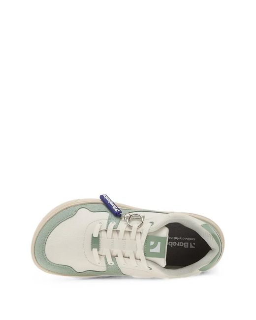 Barebarics White Zing Panelled Sneakers