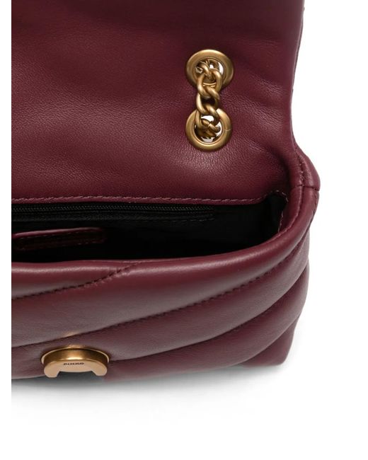 Pinko White Small Love Puff Baby Shoulder Bag