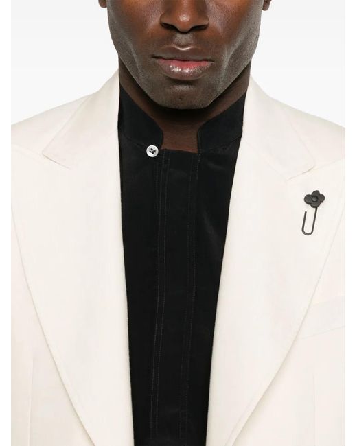 Blazer Con Botones Lardini de hombre de color Natural