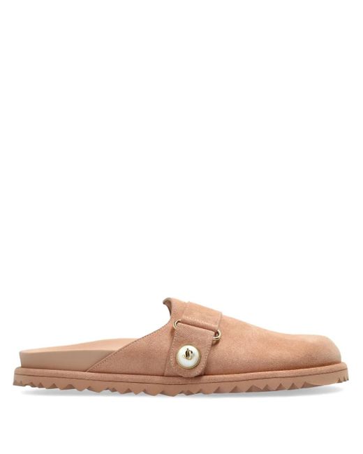 Jimmy Choo Pink Fayence Mules