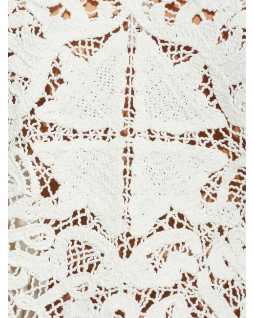 AllSaints White Crochet-Patch Heart T-Shirt