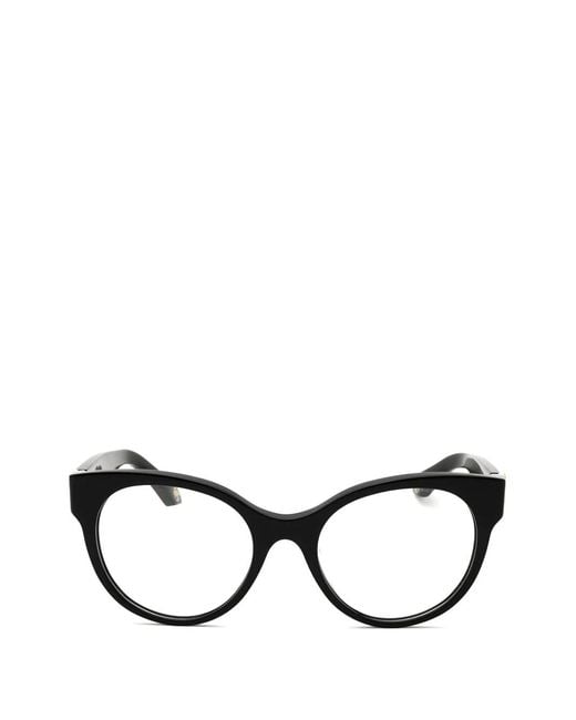 Roberto Cavalli Black Round-Frame Glasses