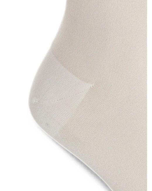 Issey Miyake White Transparent Knee-High Socks