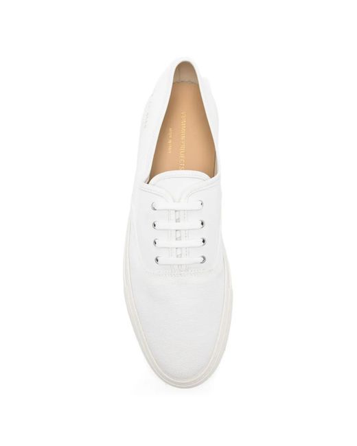 Common Projects White Four Hole Lace-Up Sneakers for men