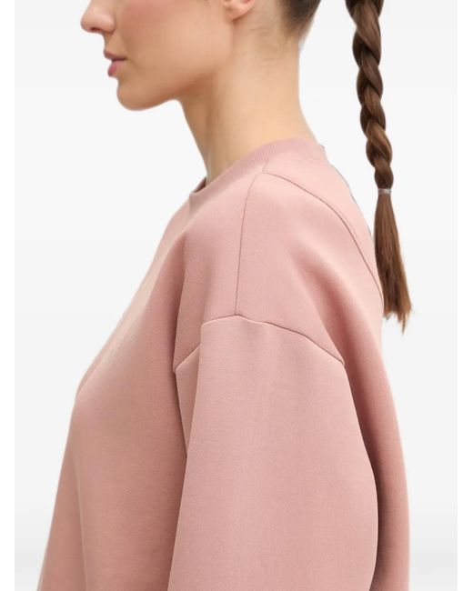 Adidas By Stella McCartney Pink Logo-Print Sweatshirt