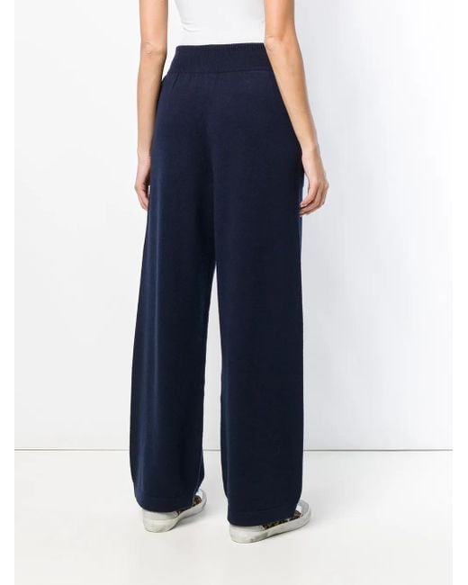 Barrie Blue Flared Track Pants