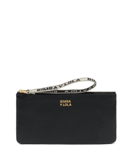 Bimba Y Lola レザーポーチ Black