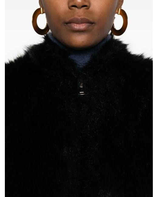 Betta Corradi Zip-up Silk Jacket Black