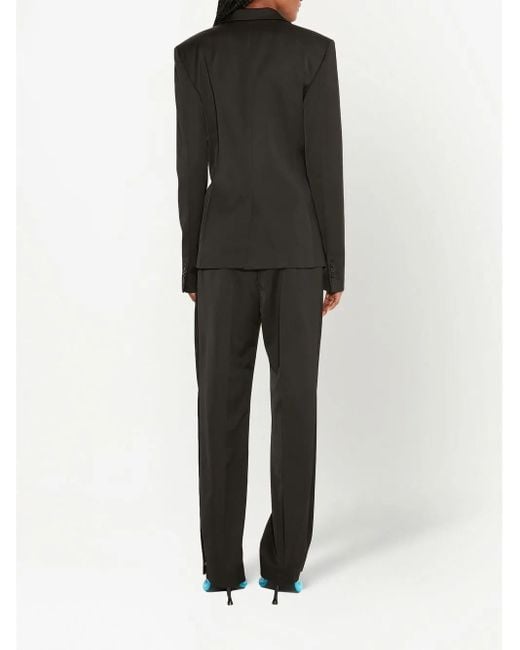 J.W. Anderson Black Hose Mit Geradem Bein