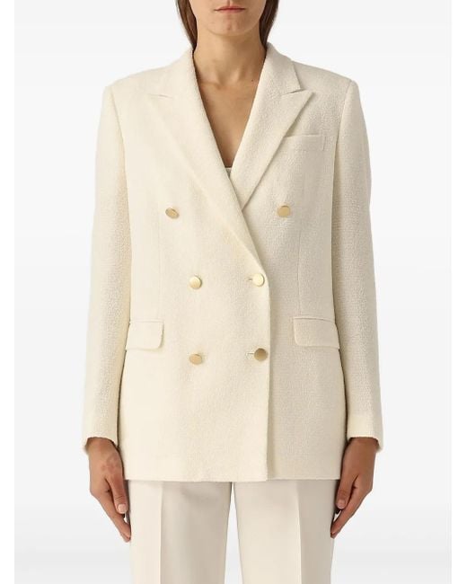 Tagliatore Natural Double-Breasted Blazer