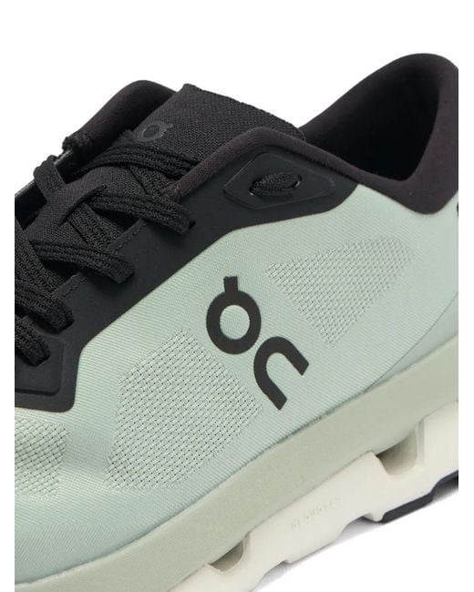 On Shoes Green Logo Sneakers