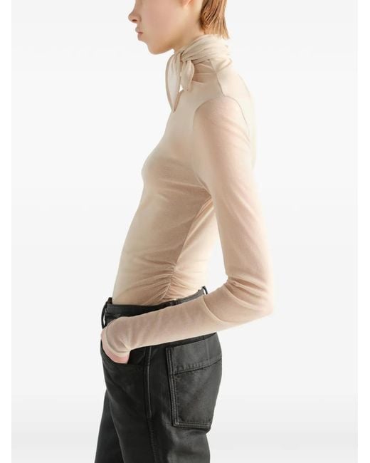 Lemaire White Ballerina Scarf Top