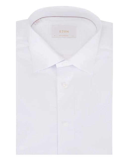 Eton of Sweden White Buttoned Shirt for men