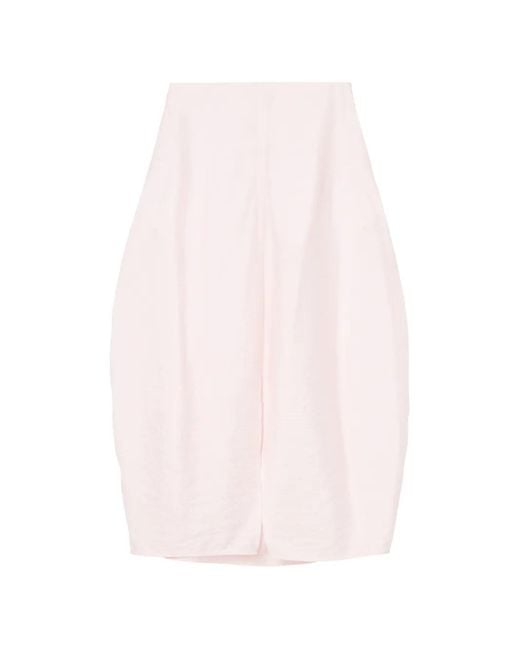 Totême  Pink Parachute Skirt Bloom