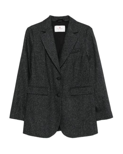 Peuterey Black Button-Fastening Jacket