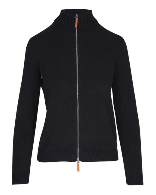 Lafayette 148 New York Vest Van Zijdemix in het Black