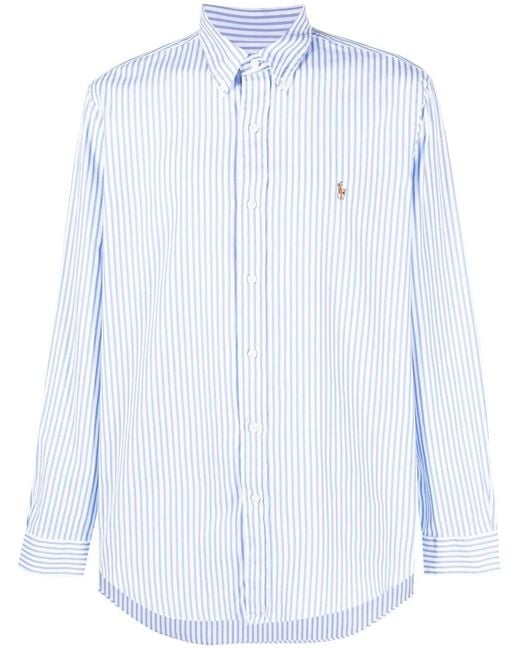 Polo Ralph Lauren Blue Striped Button-Up Shirt for men