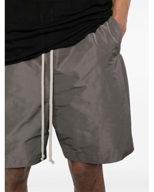 Rick Owens Gray Drawstring-fastening Shorts for men