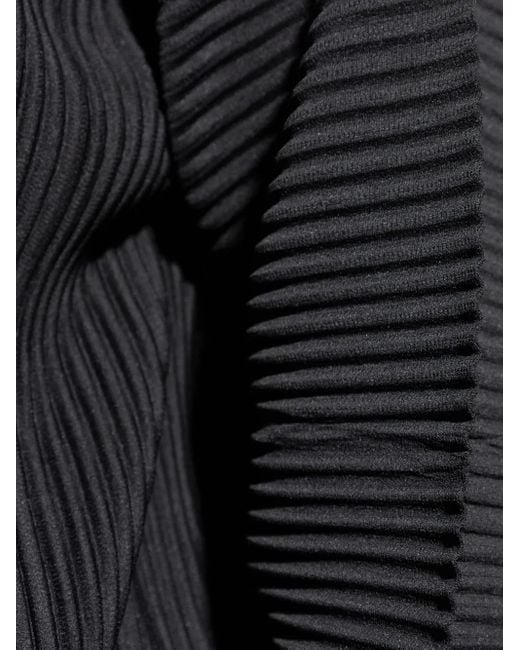 Homme Plissé Issey Miyake Blue Pleated Zip-Fastening Jacket for men