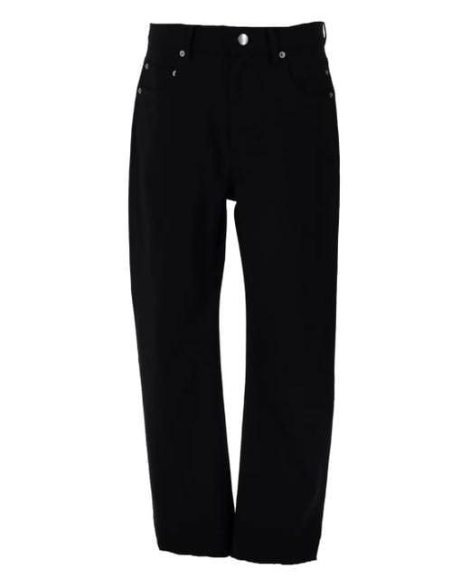 Rick Owens Black Five-Pockets Trousers
