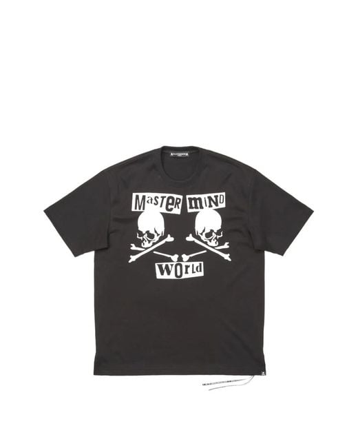 MASTERMIND WORLD Black Short-Sleeve T-Shirt for men
