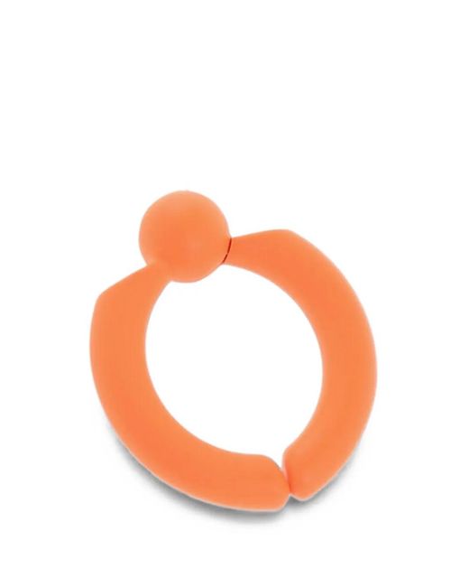 DSquared² Orange Bead-Detail Clip-On Earring for men