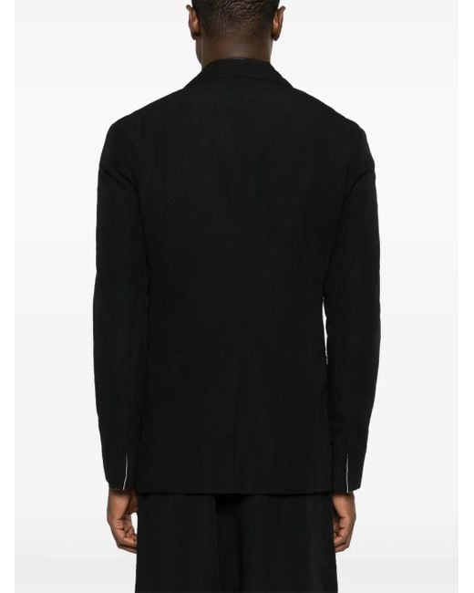 Forme D'expression Black 1B Lounge Single-Breasted Blazer for men