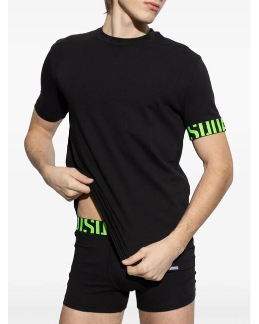 メンズ DSquared² コットン Tシャツ Black