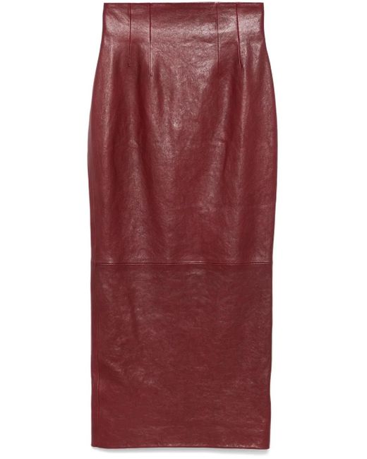 Gonna Midi Loxley di Khaite in Red