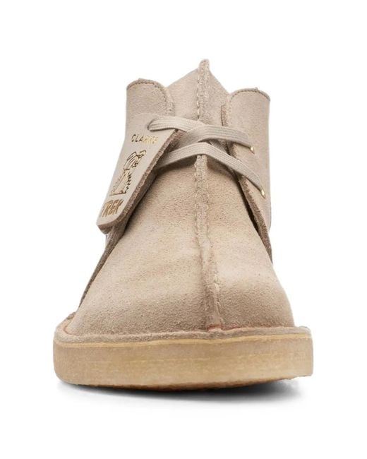 Clarks Brown Trek Hi 50 Lace-Up Desert Boots