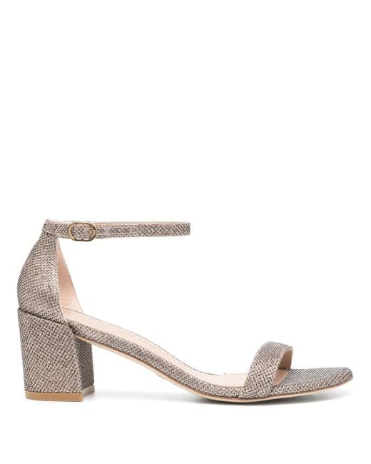 Stuart weitzman simple sandal cheap silver