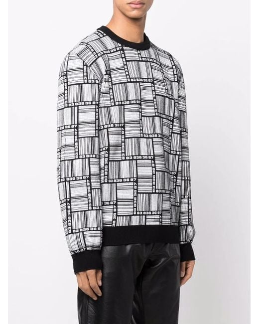 VTMNTS Gray Gemusterter Pullover