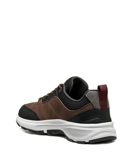 Geox Brown Logo-Plaque Sneakers for men